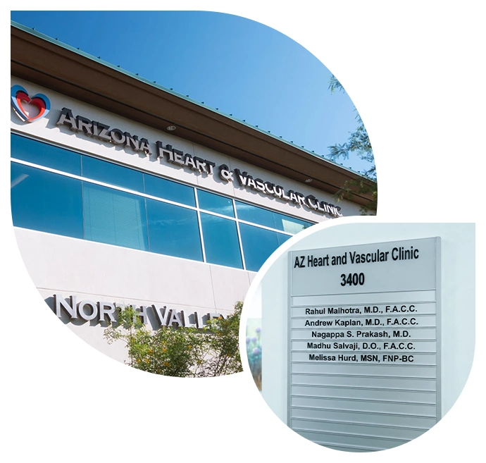 Arizona Heart & Vascular Clinic office building.